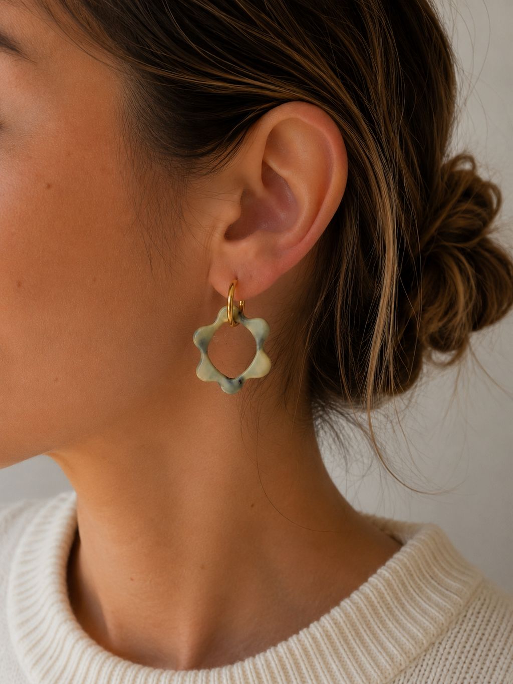 Boucles d'oreilles unique - Agathe