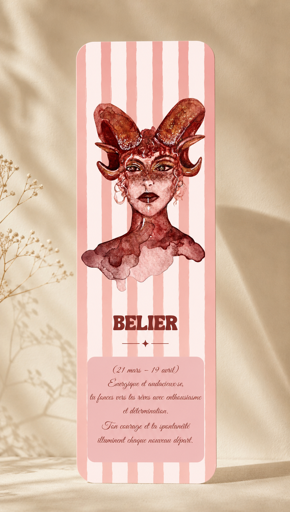 Marque-pages - Bélier