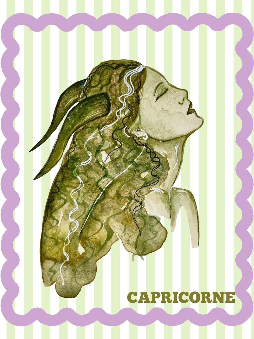Carte postale - Capricorne
