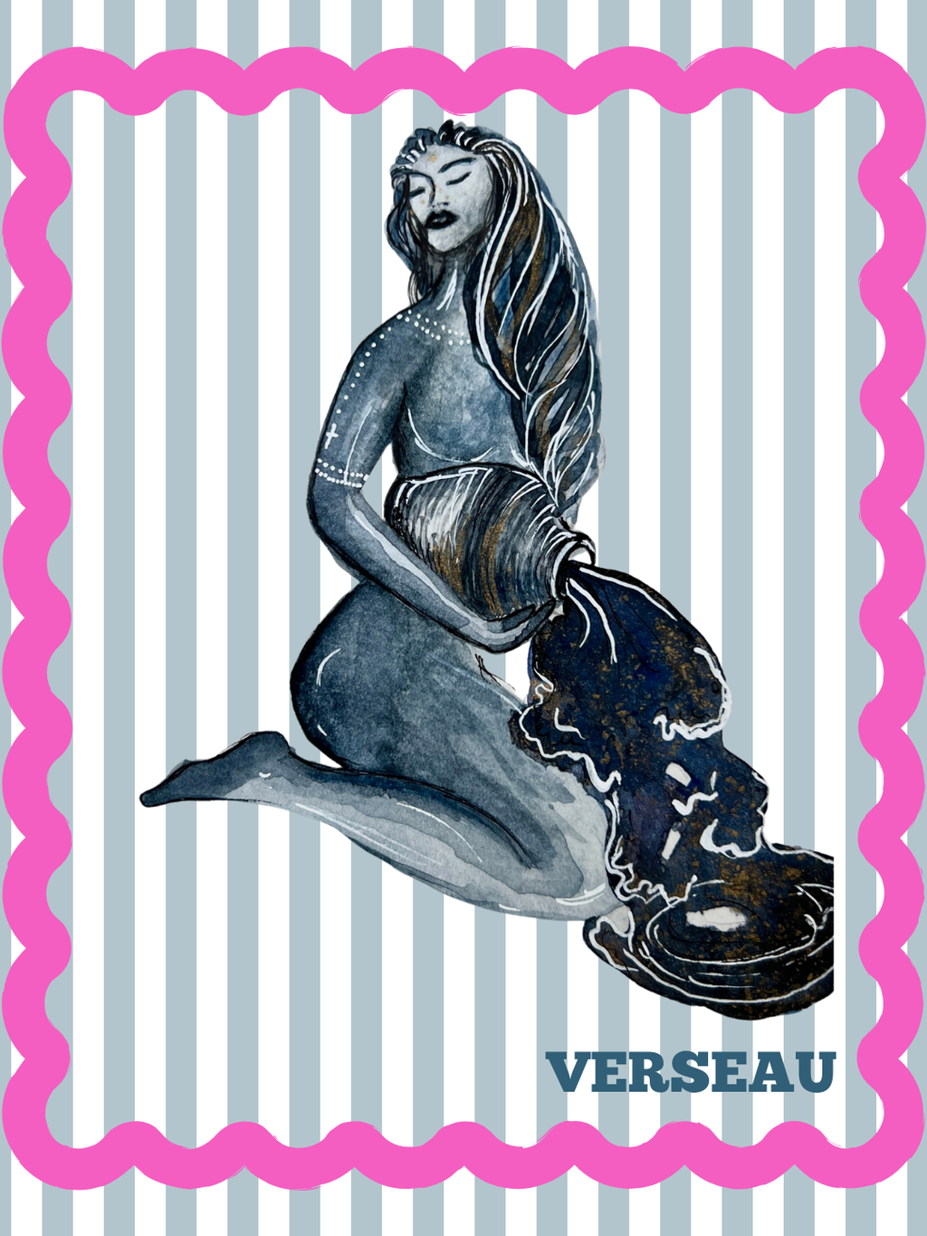 Carte postale - Verseau