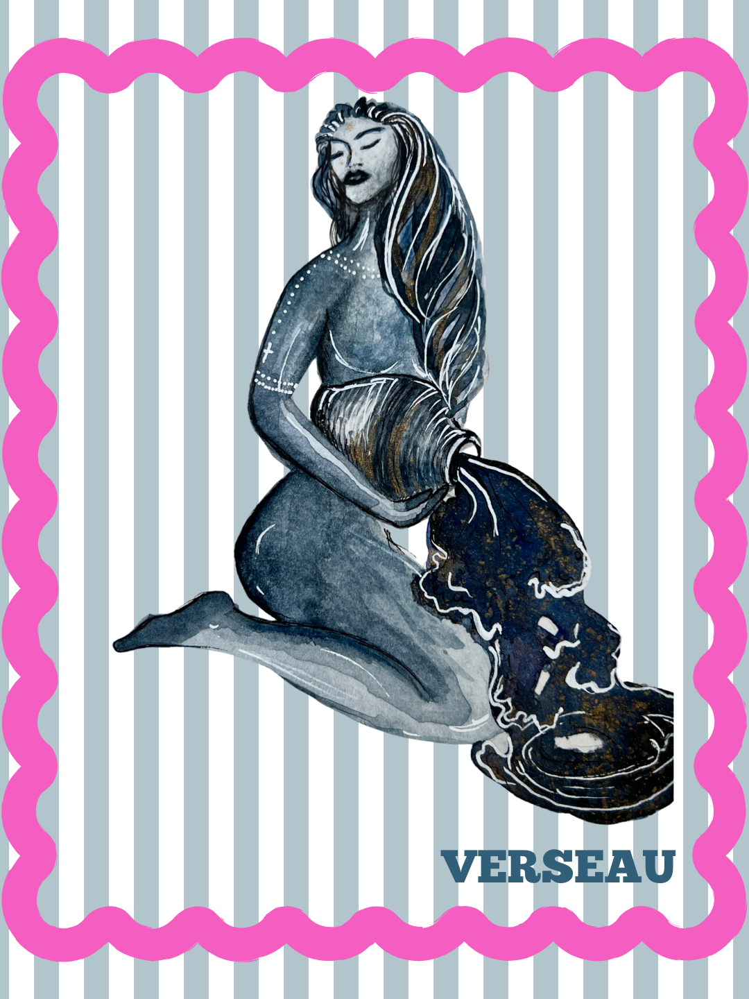 Carte postale - Verseau