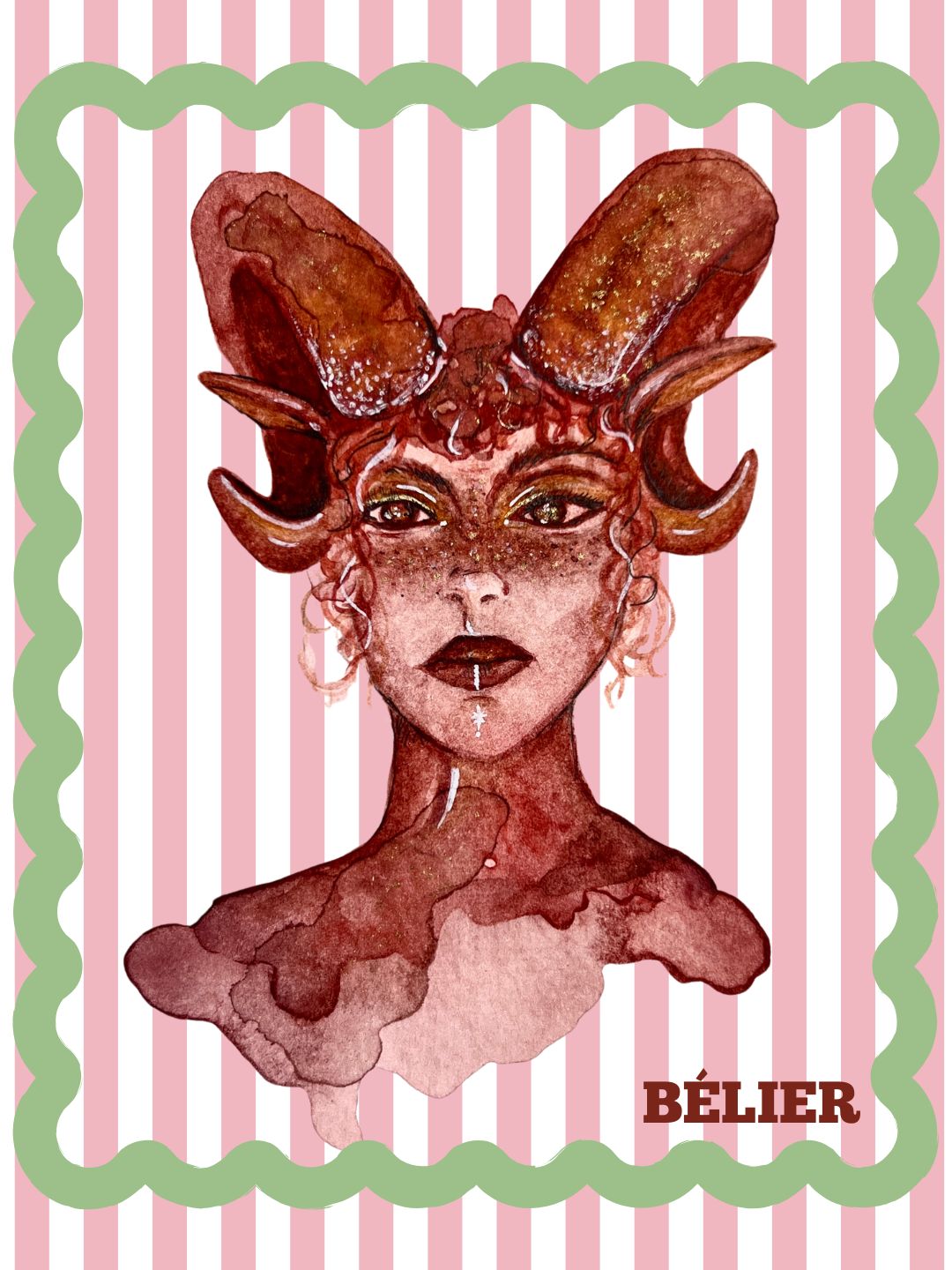 Carte postale - Bélier