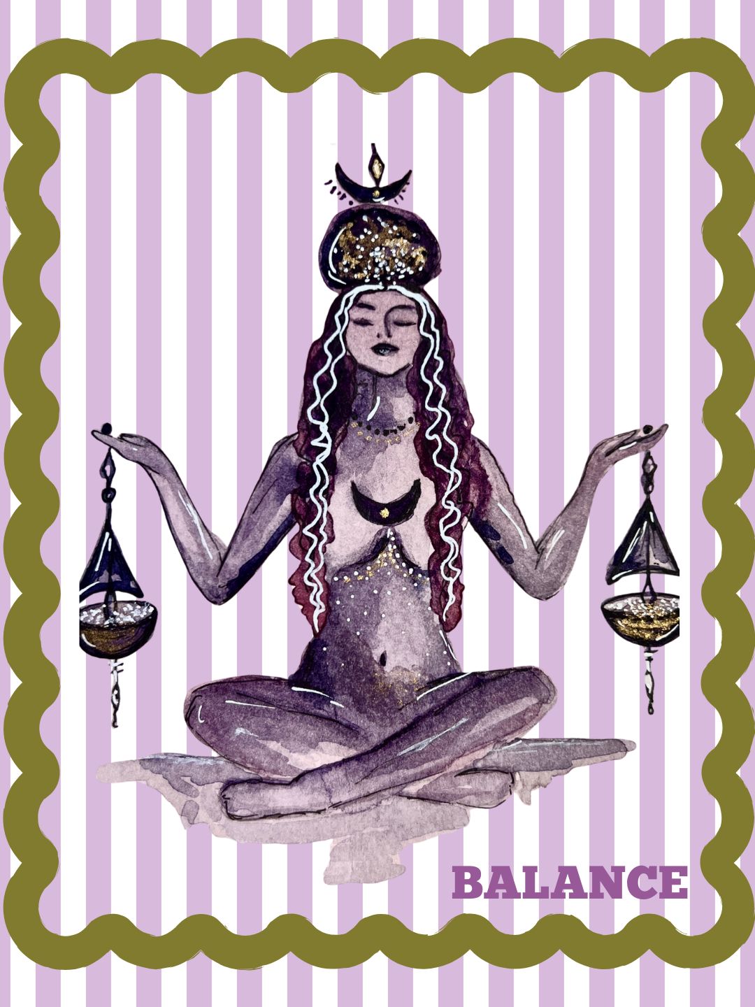 Carte postale - Balance