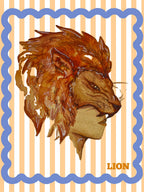 Carte postale - Lion