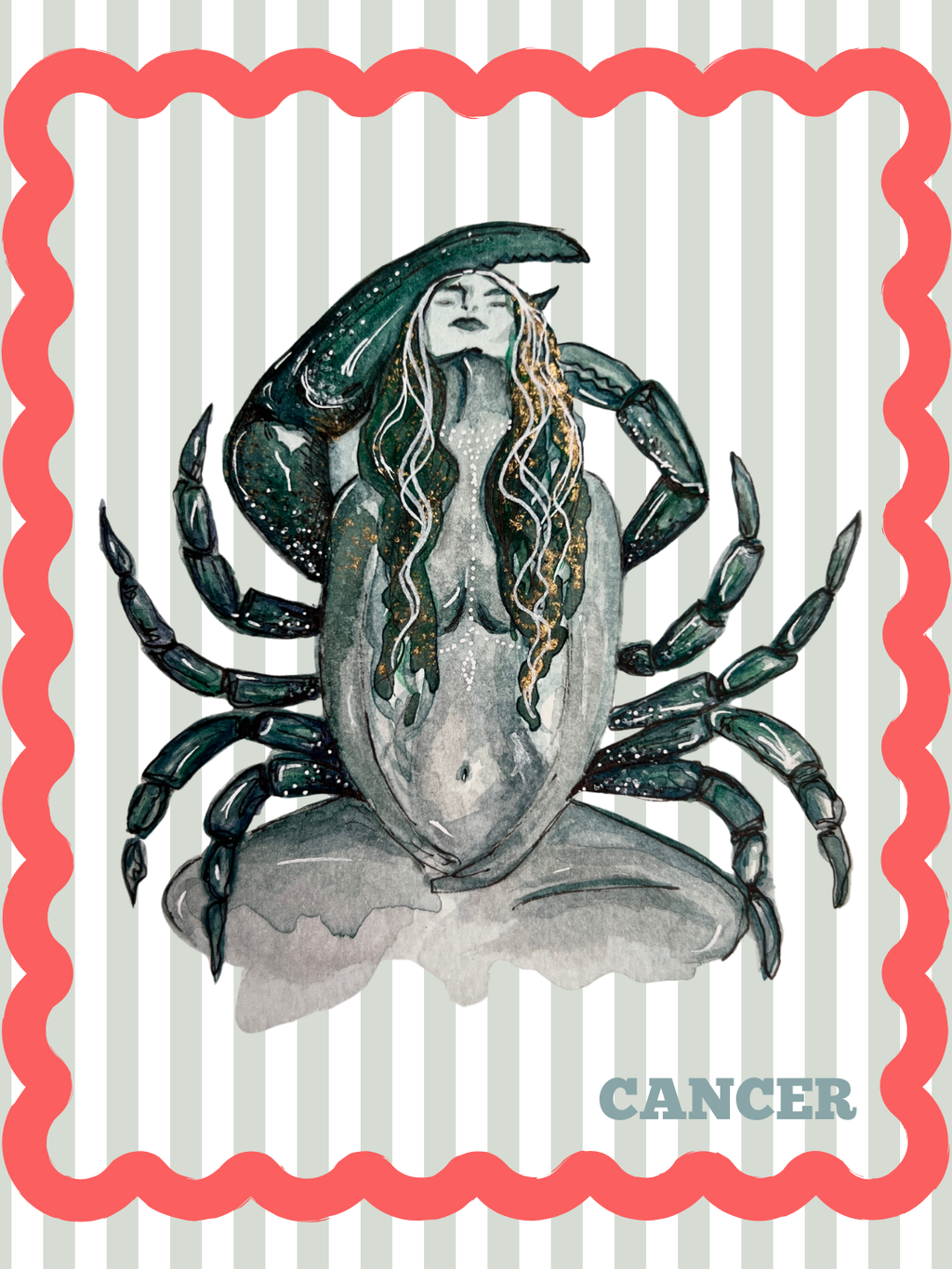 Carte postale - Cancer