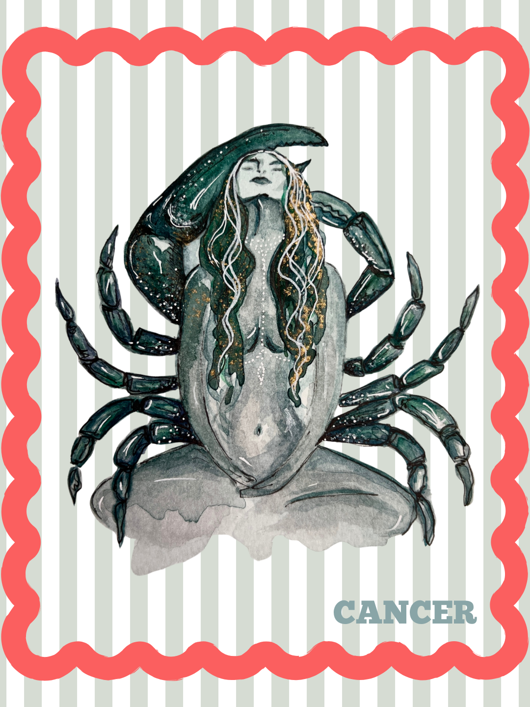 Carte postale - Cancer