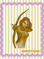 Carte postale - Sagittaire