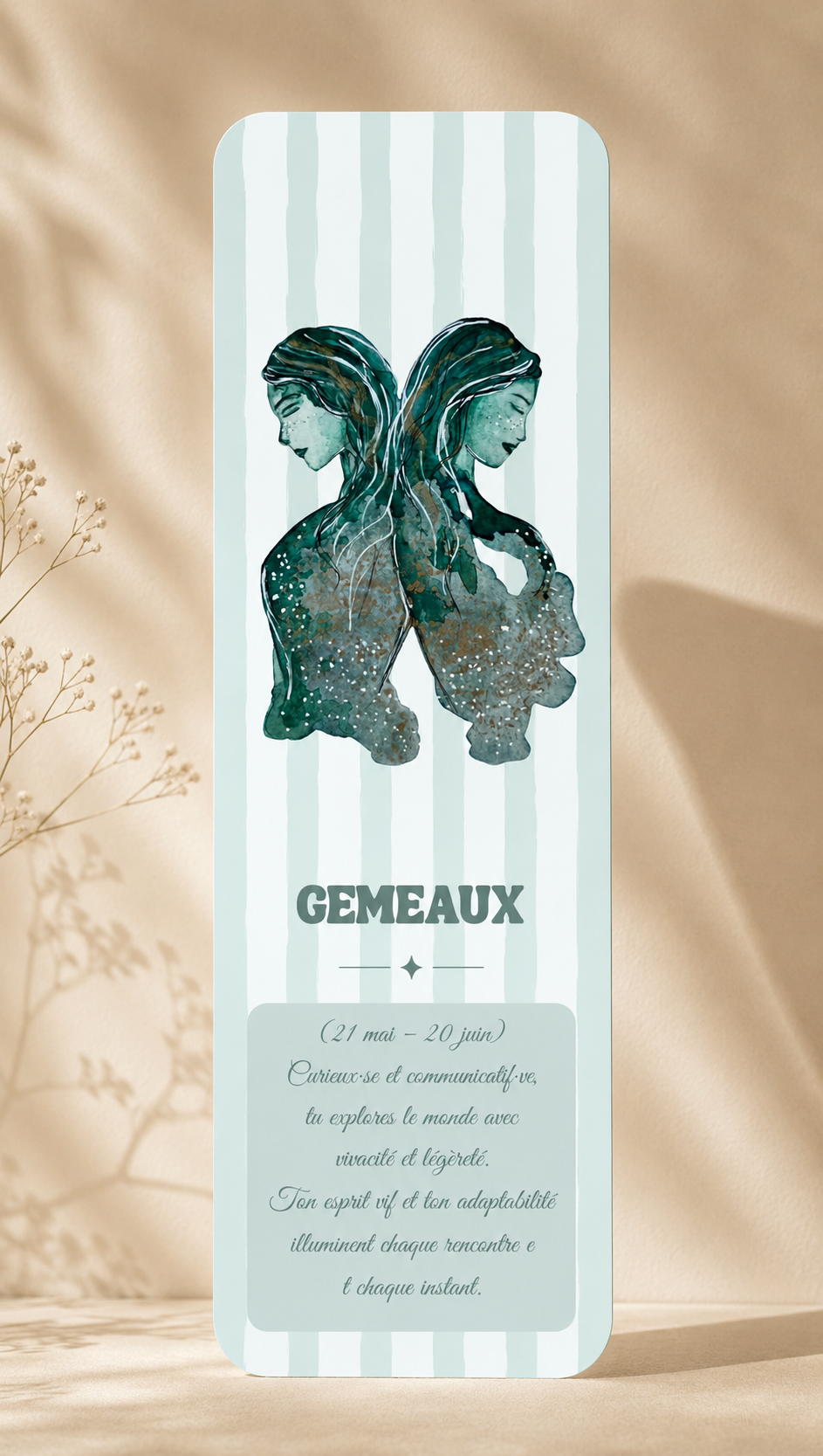Marque-pages - Gémeaux