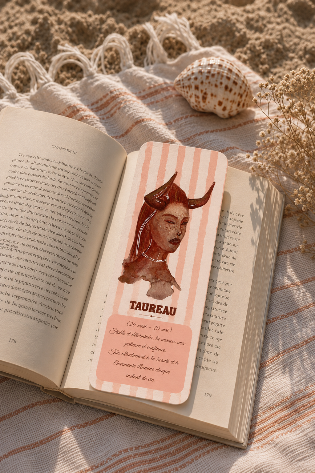 Marque-pages - Taureau