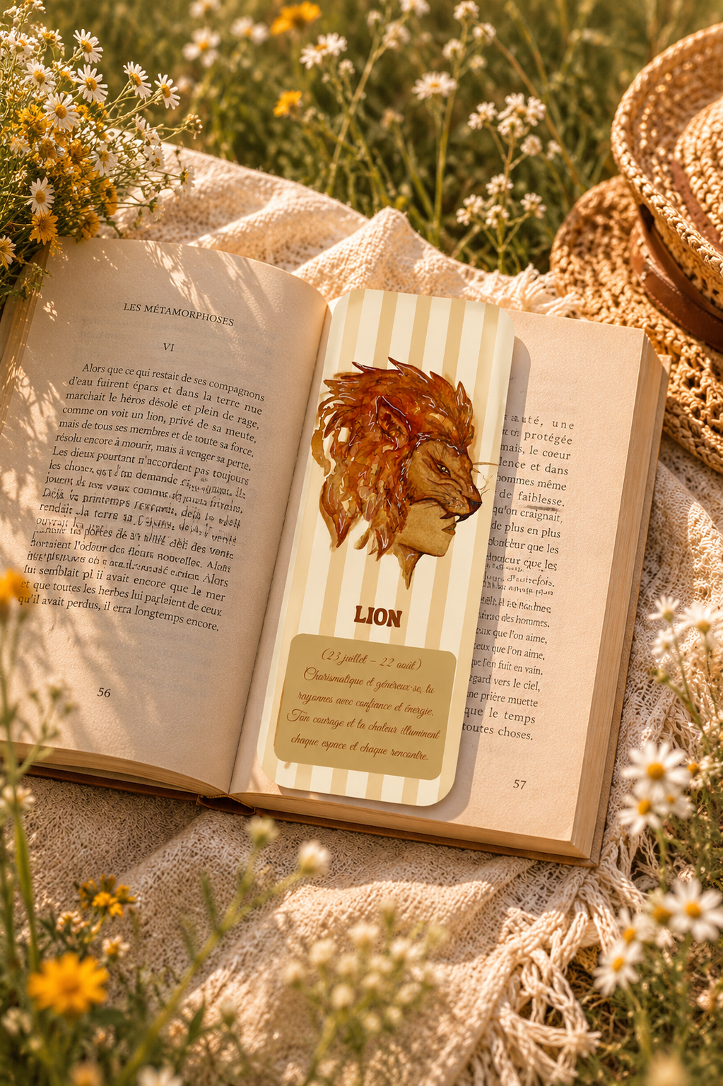 Marque-pages - Lion