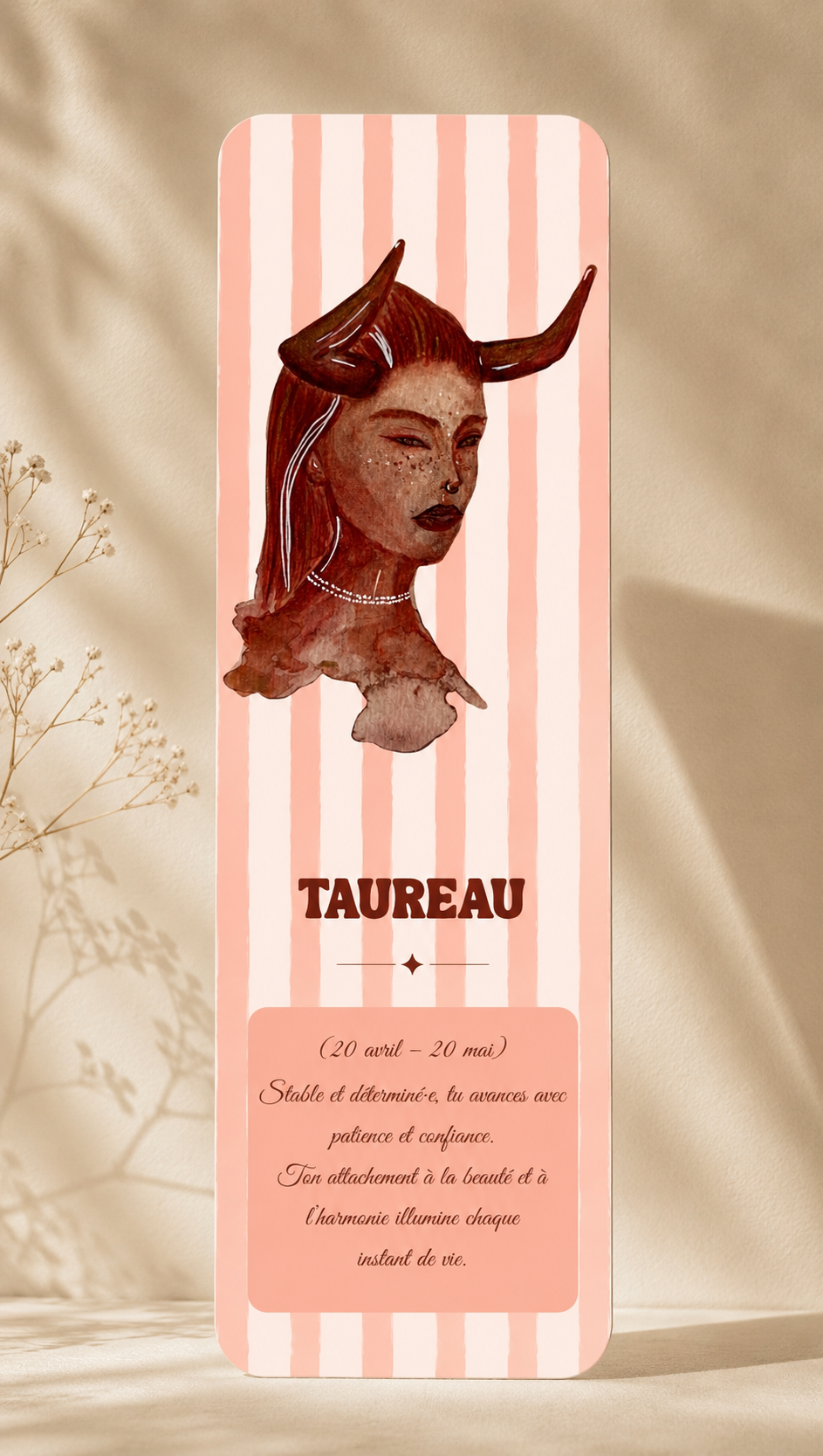 Marque-pages - Taureau