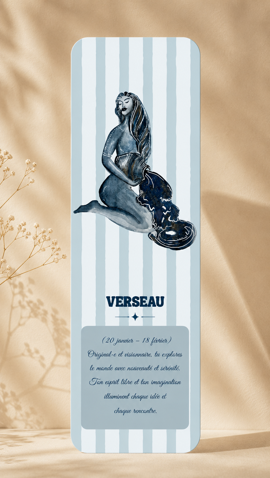 Marque-pages - Verseau