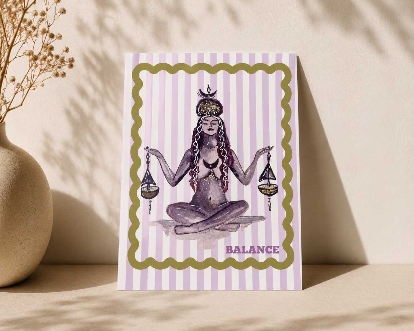 Carte postale - Balance