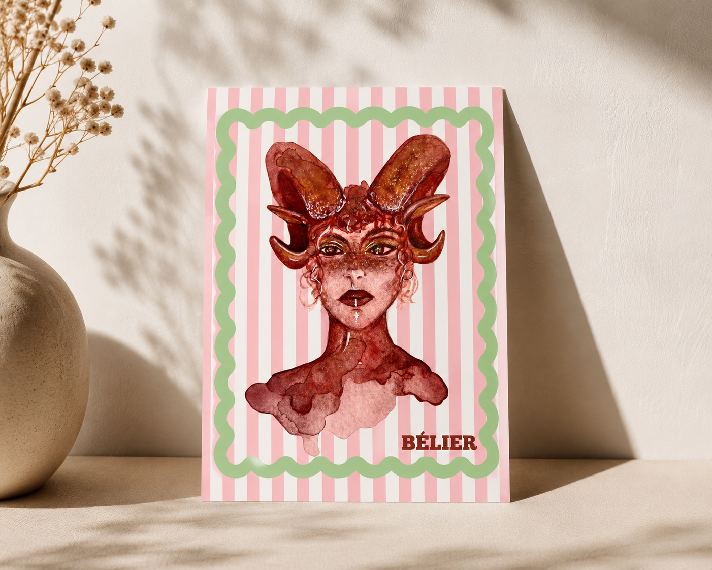 Carte postale - Bélier