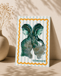 Carte postale - Gémeaux