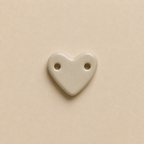 Charm's cœur en porcelaine