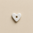 Charm's cœur en porcelaine
