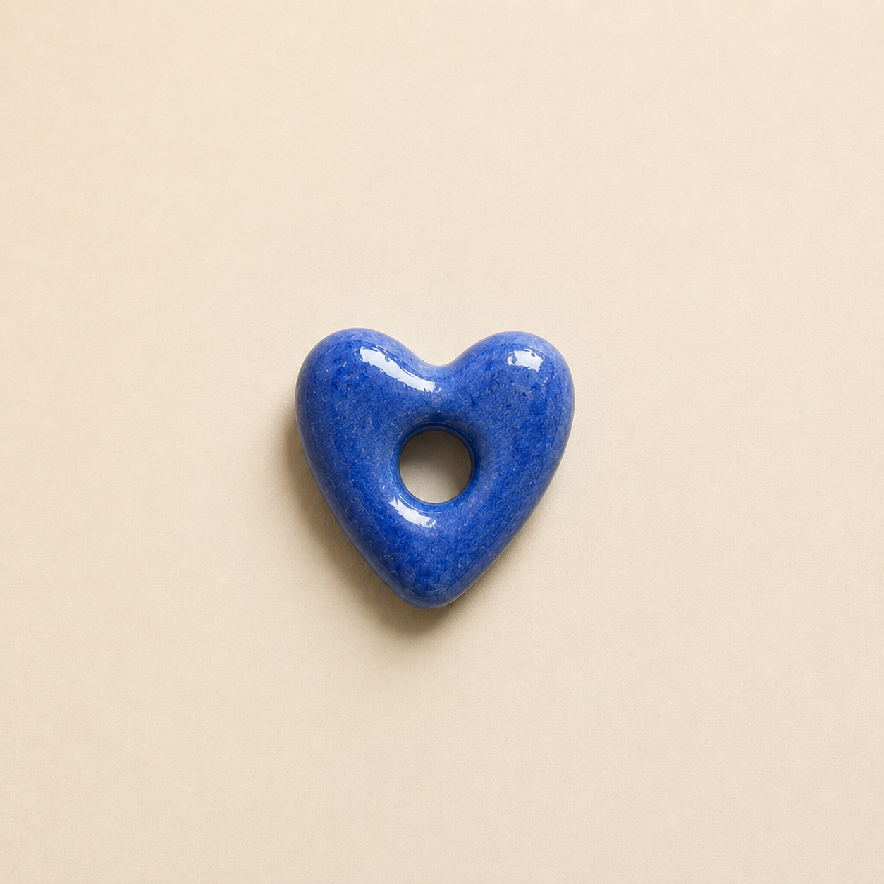 Charm's cœur en porcelaine