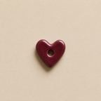Charm's cœur en porcelaine