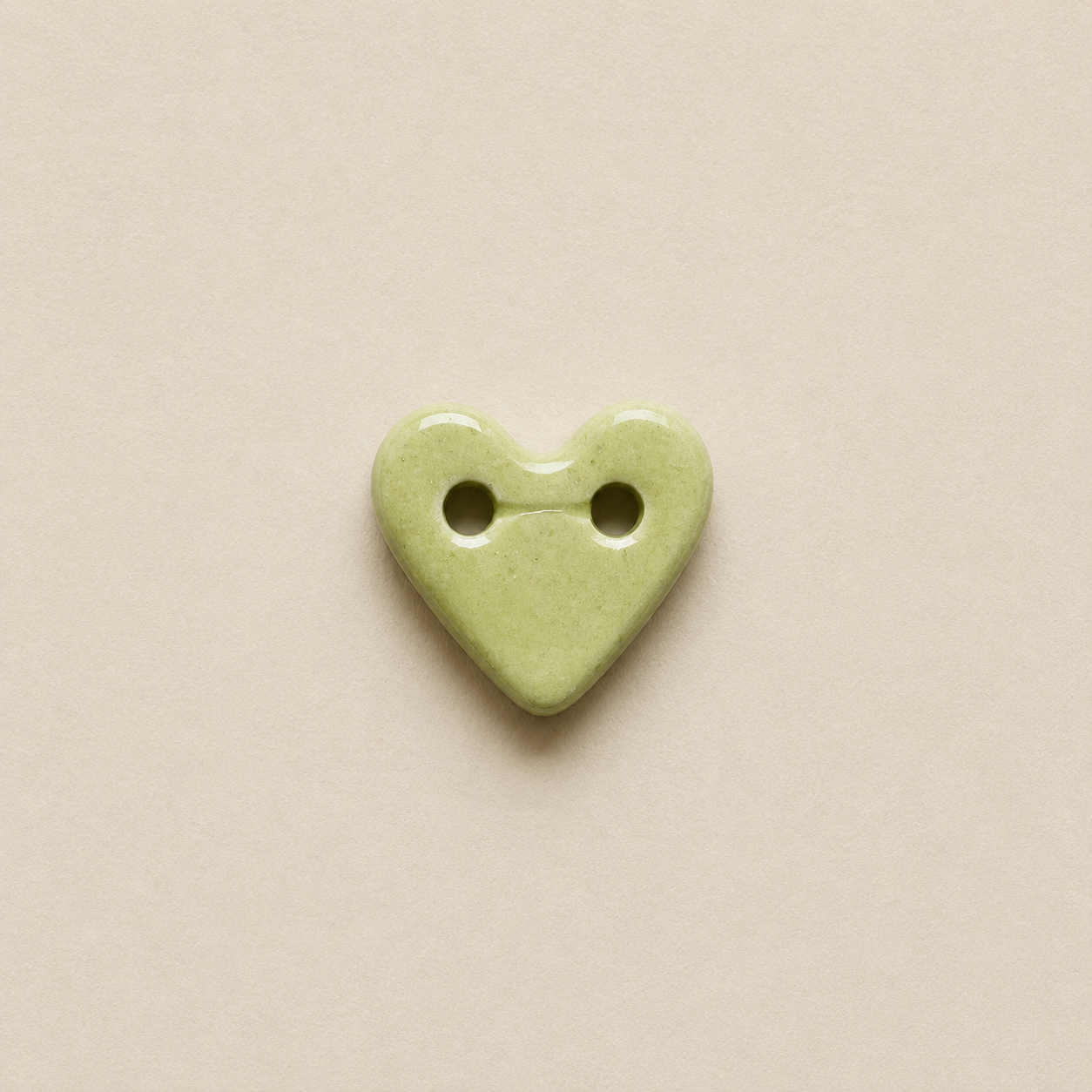 Charm's cœur en porcelaine