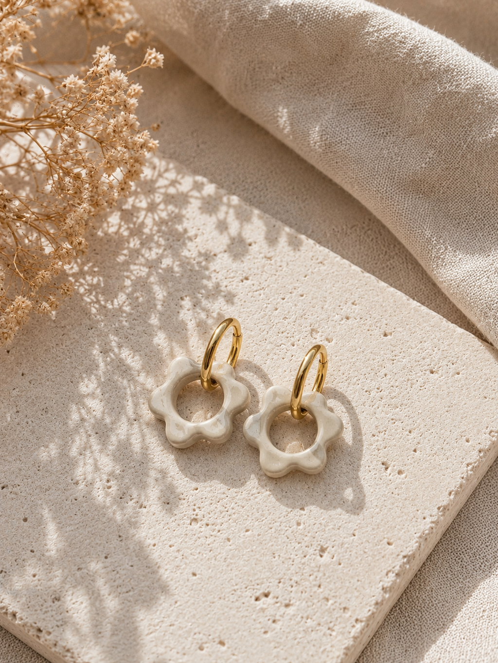 Boucles d'oreilles Capucine - Grand format