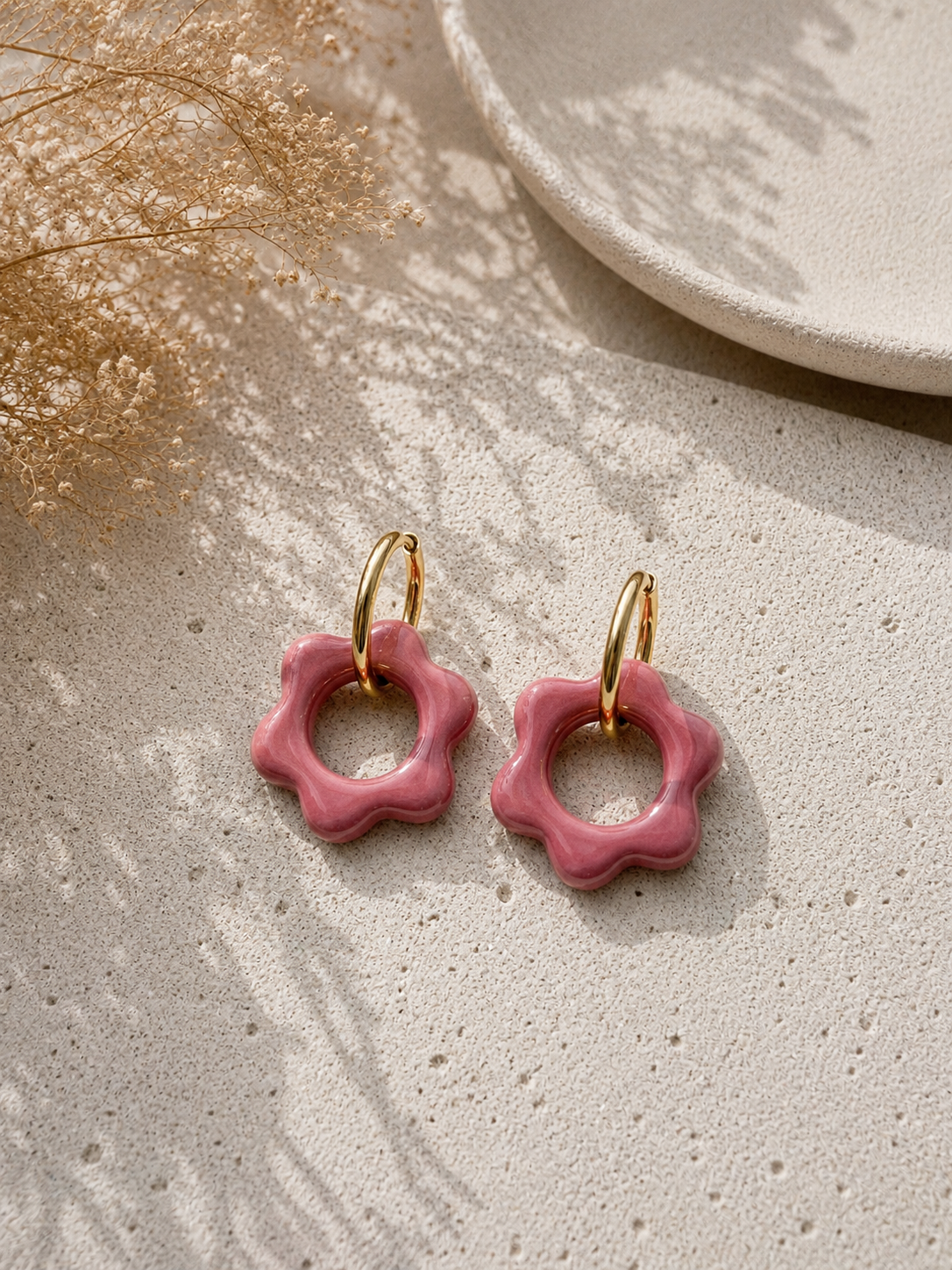 Boucles d'oreilles Capucine - Grand format