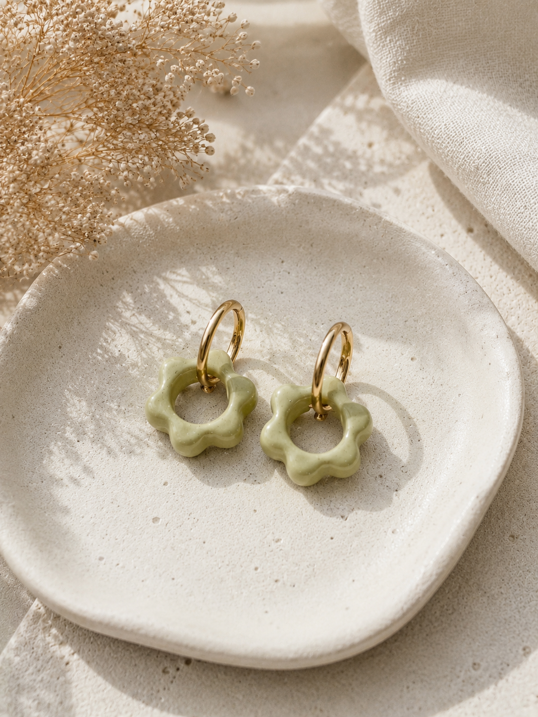 Boucles d'oreilles Capucine - Grand format