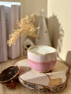 Bougie givrée – Parfum jasmin