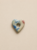 Charm's cœur en porcelaine