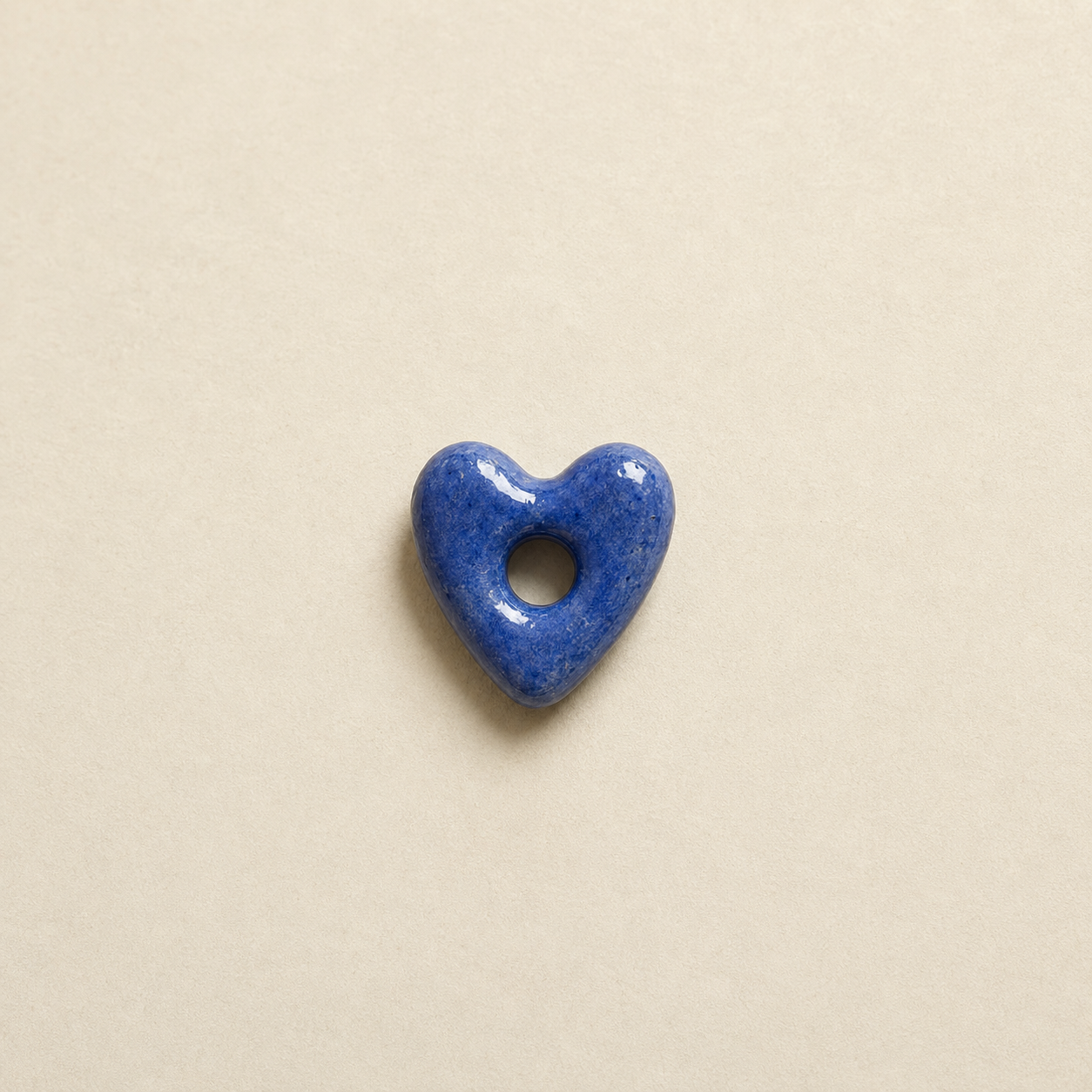 Charm's cœur en porcelaine