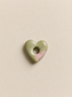 Charm's cœur en porcelaine