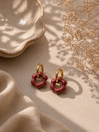 Boucles d'oreilles Capucine - Petit format