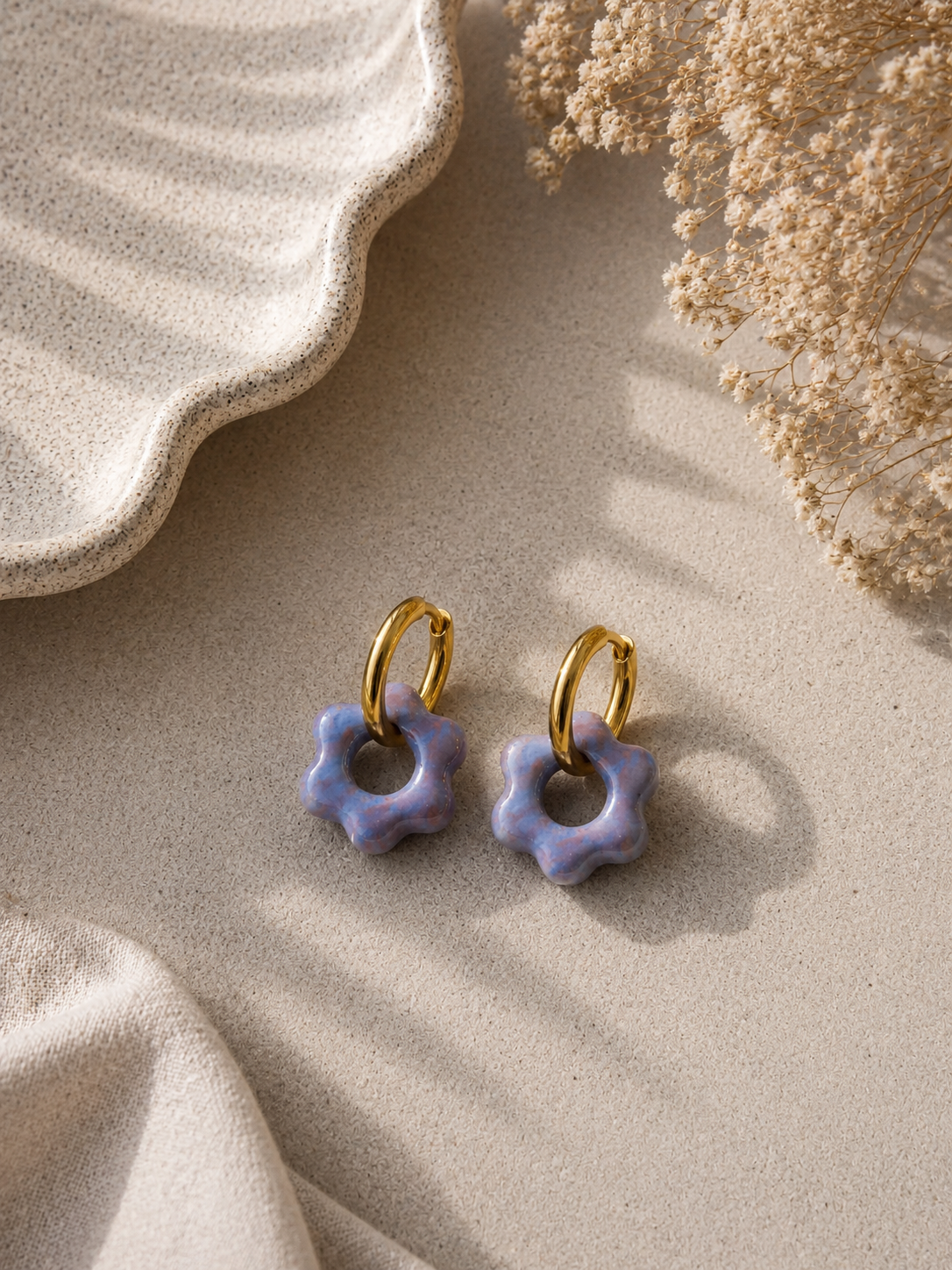 Boucles d'oreilles Capucine - Petit format