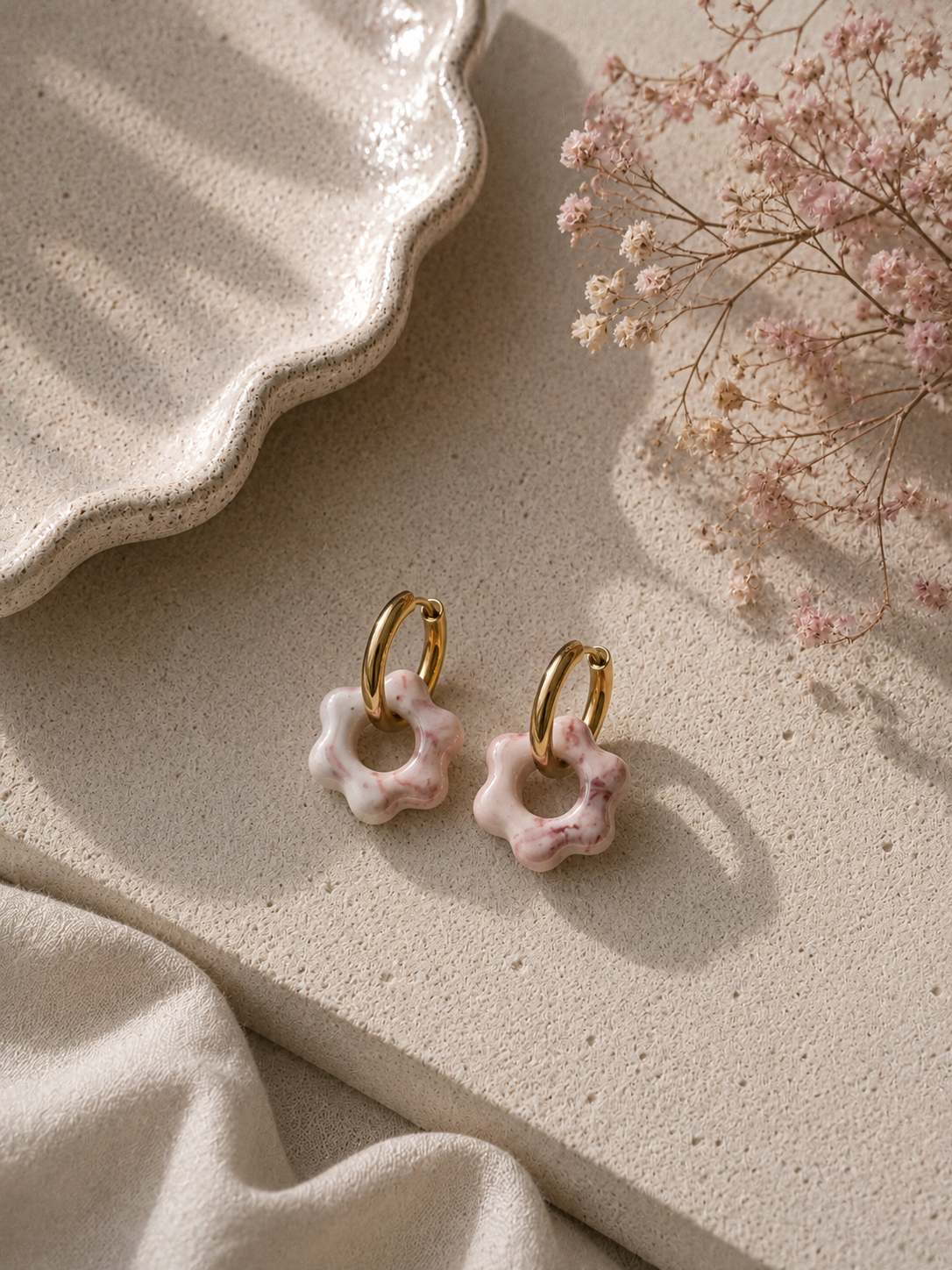 Boucles d'oreilles Capucine - Petit format
