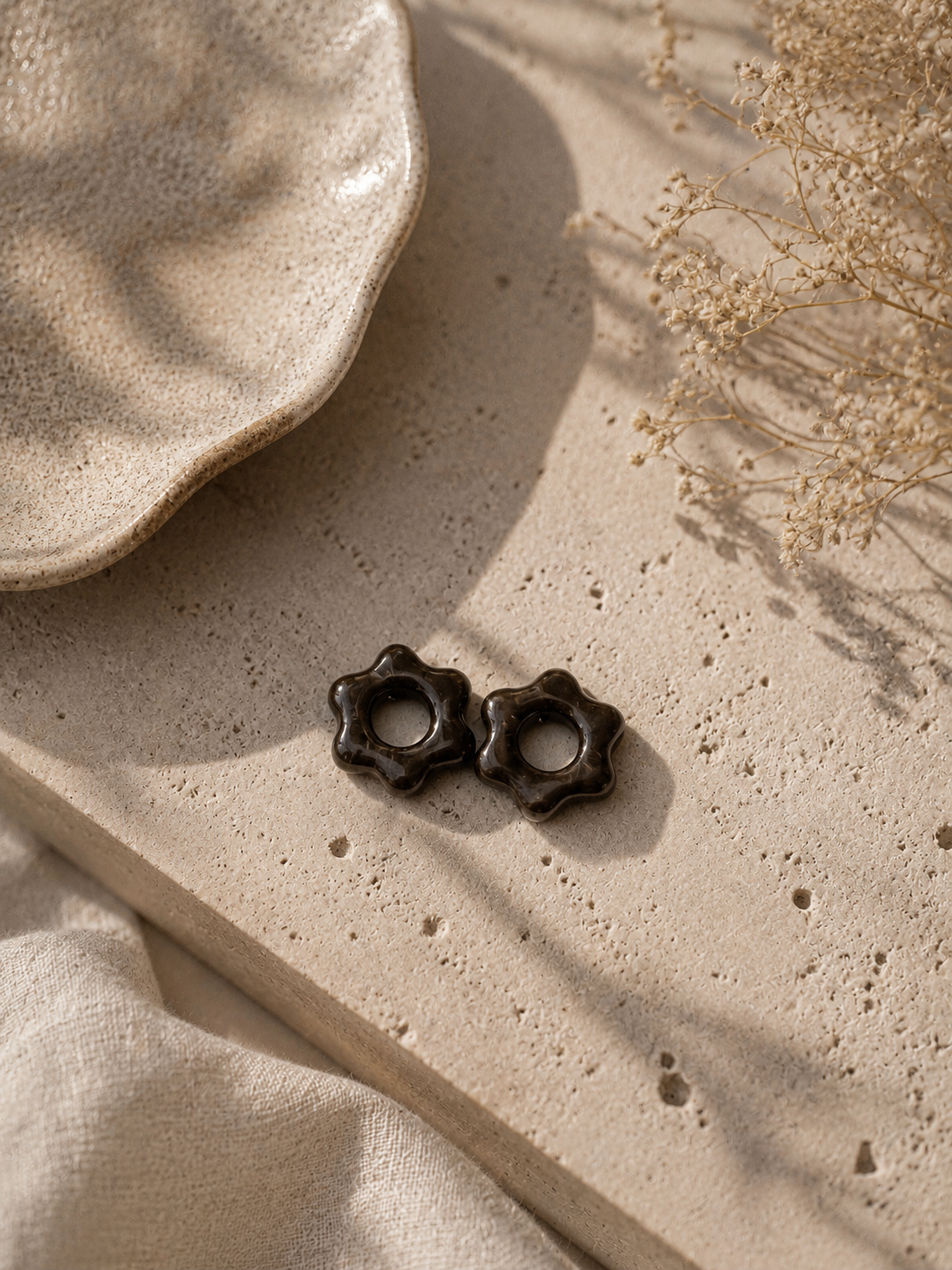 Boucles d'oreilles Capucine - Petit format
