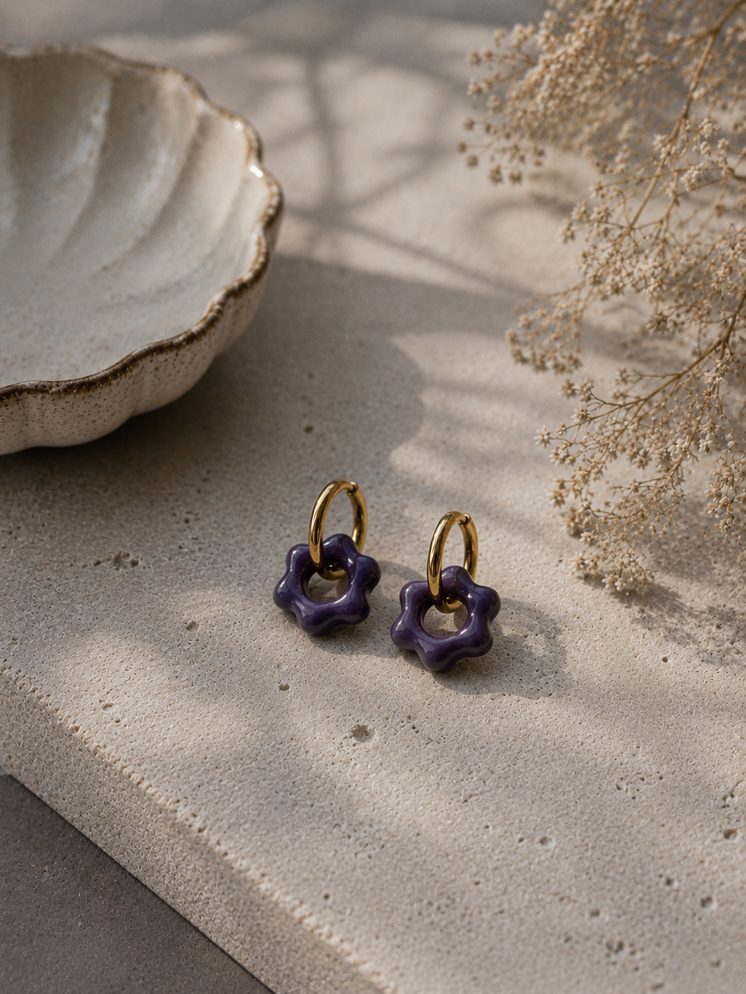 Boucles d'oreilles Capucine - Petit format