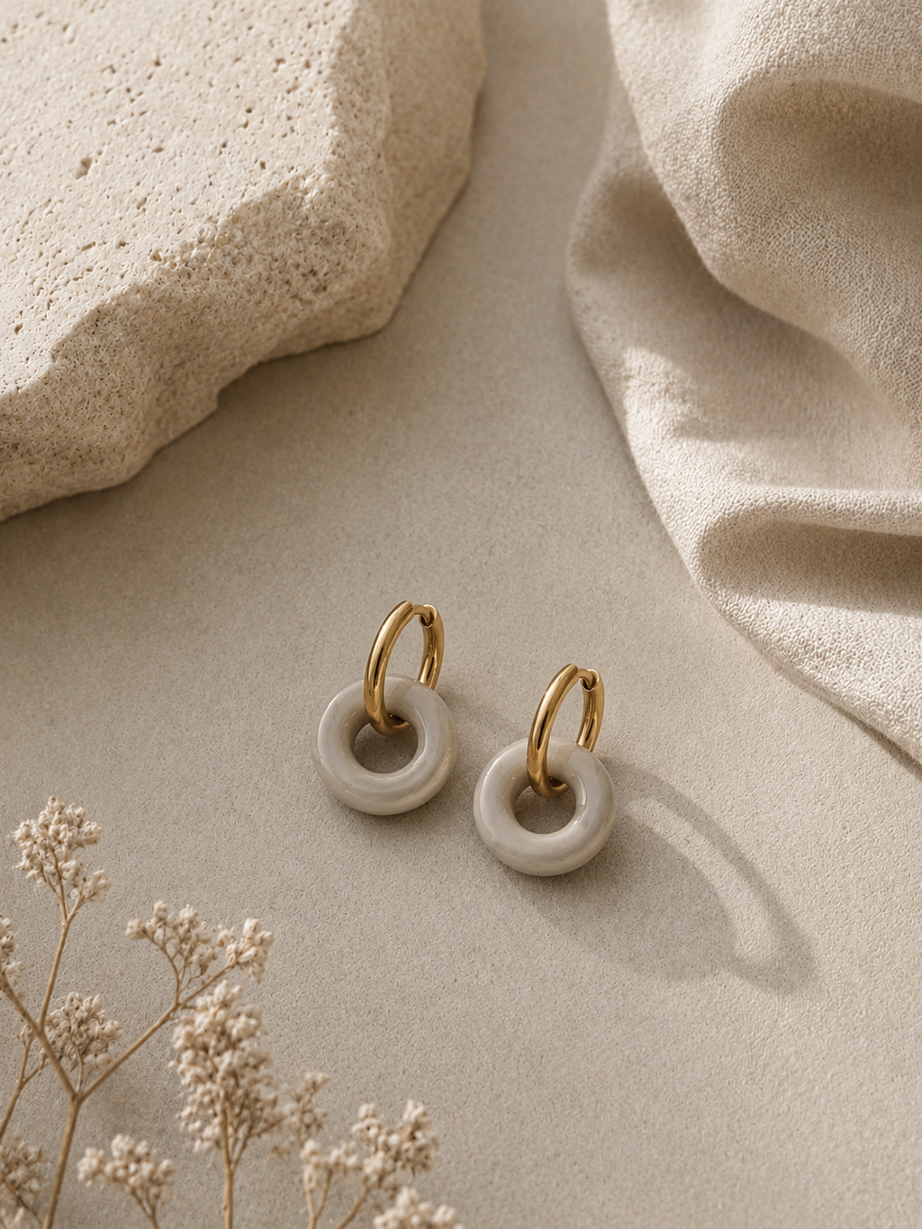 Boucles d'oreilles Saturnéa