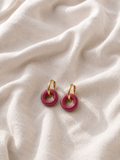 Boucles d'oreilles Saturnéa