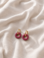 Boucles d'oreilles Saturnéa