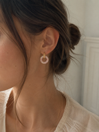 Boucles d'oreilles Saturnéa