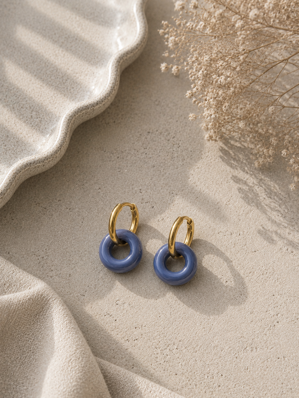 Boucles d'oreilles Saturnéa