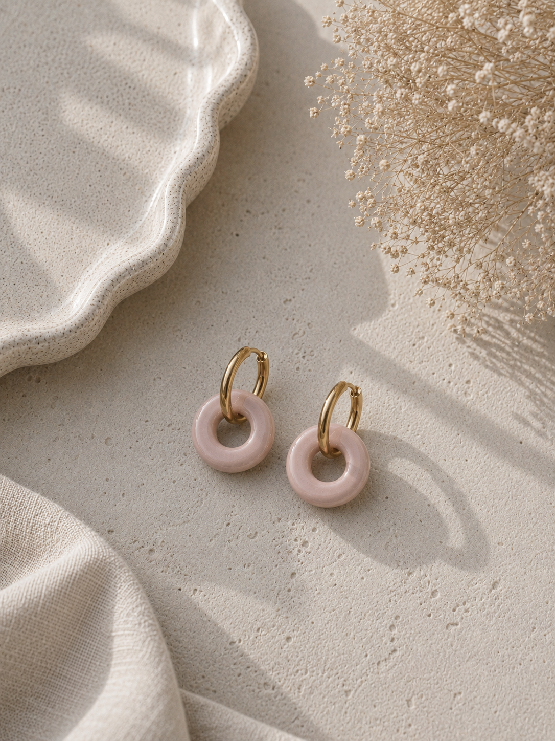 Boucles d'oreilles Saturnéa