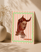Carte postale - Taureau