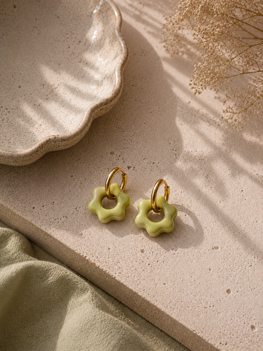 Boucles d'oreilles Capucine - Petit format